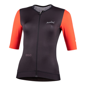 Women's Laser Jersey - Black/ Coral